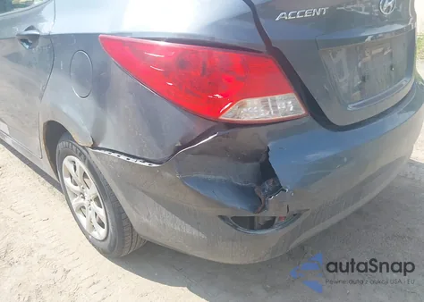 2012 Hyundai Accent Gls from USA, damaged, VIN KMHCT4AE4CU046851